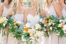 Bridal Bouquet for Wedding Dresses Models