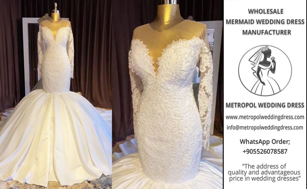 mermaid-wedding-dress-manufacturer-wholesale