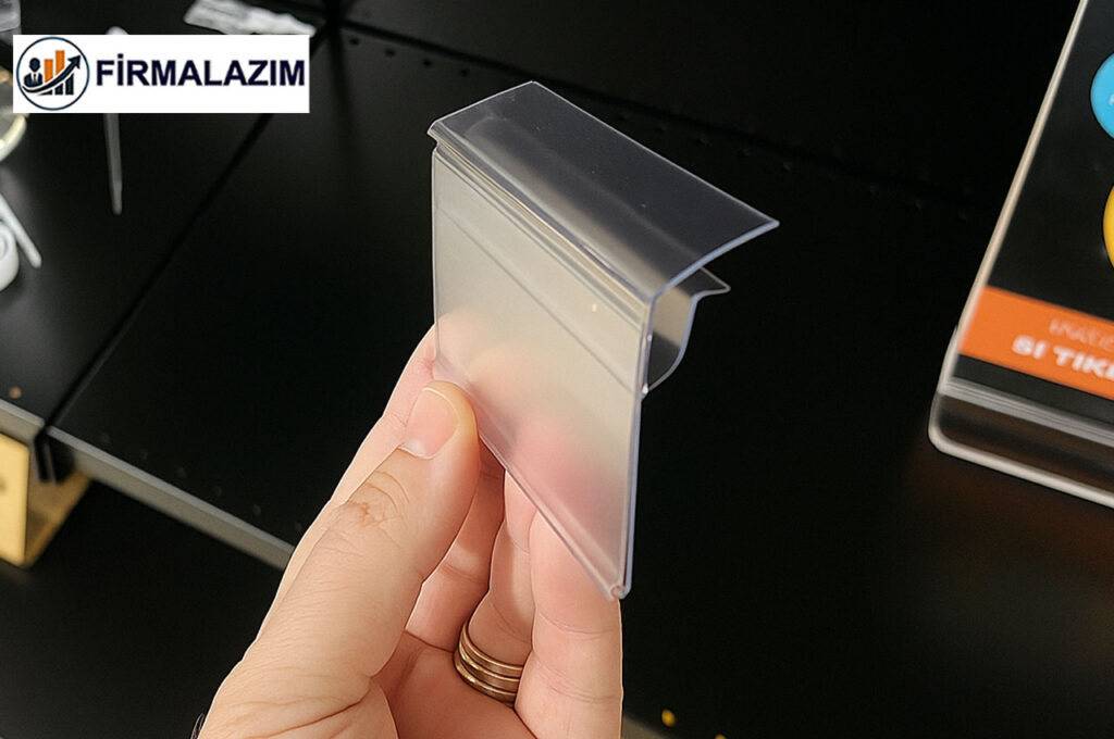 Cam Rafa Geçmeli Raf ve Fiyat Etiketliği 39 mm