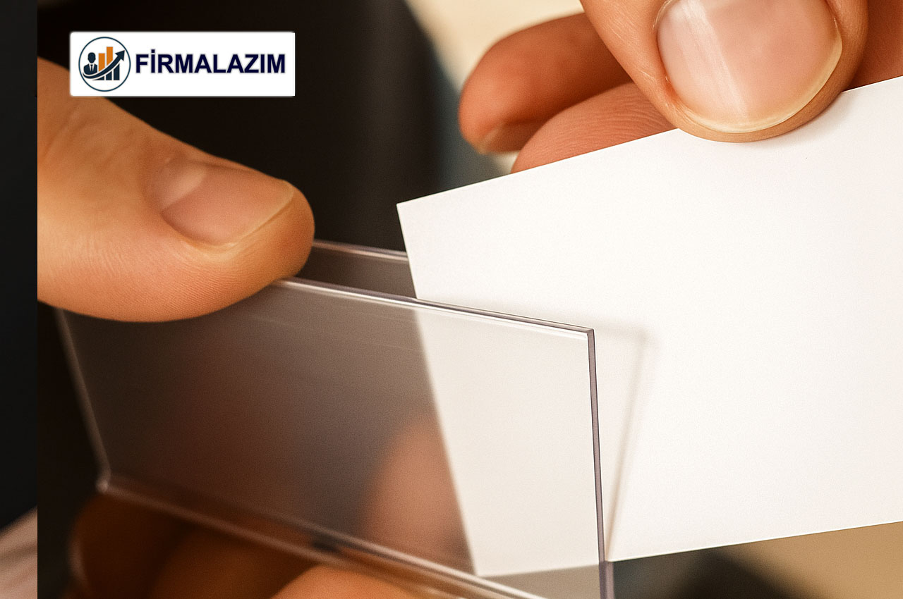 Eczaneler İçin Akrilik Raf Etiketliği