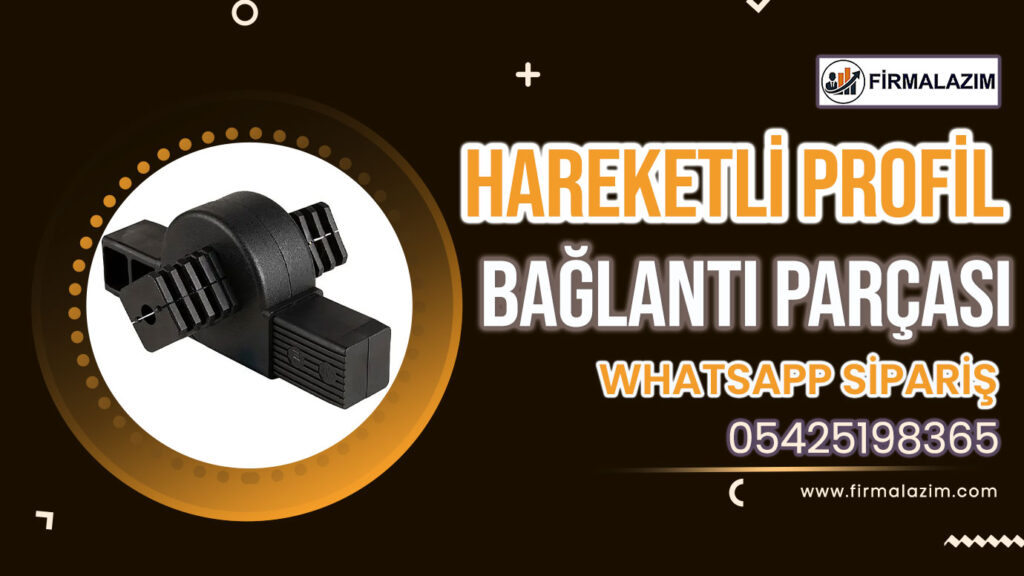 Hareketli 4 Çıkışlı Kutu Profil Bağlantı Parçası