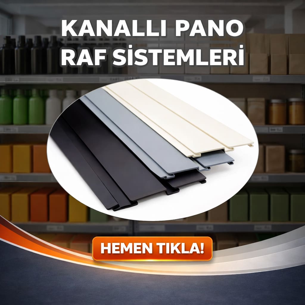 Kanallı Pano Raf Sistemleri