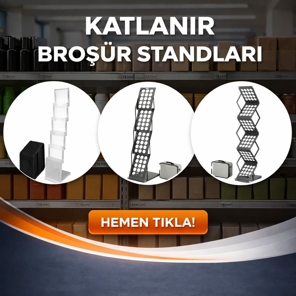 Katlanır Broşür Standları