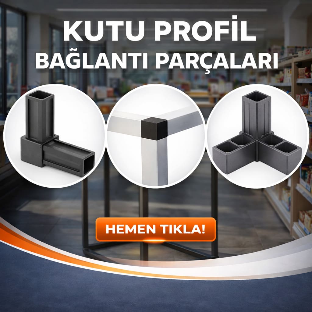 Kutu Profil Bağlantı Parçaları