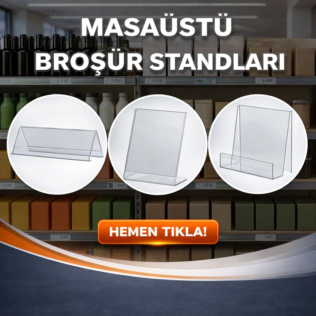 Masaüstü Broşür Standları