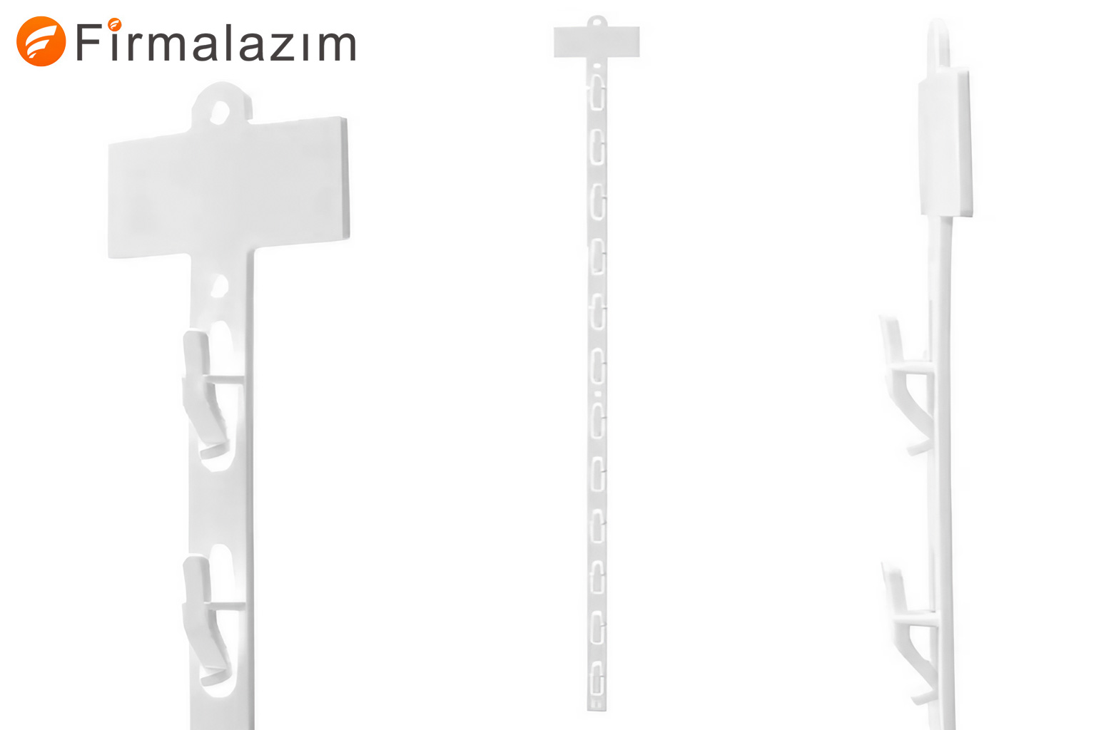 Metal 12 li Mandallı Market Askısı