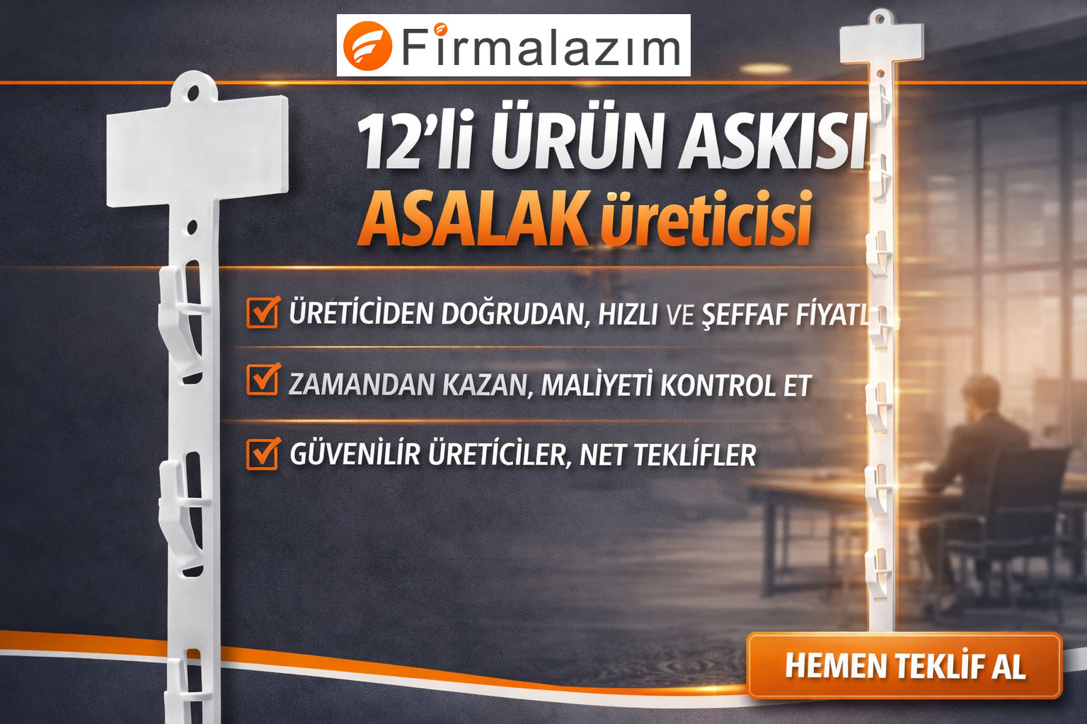 12 Mandallı Asalak Cips Askısı