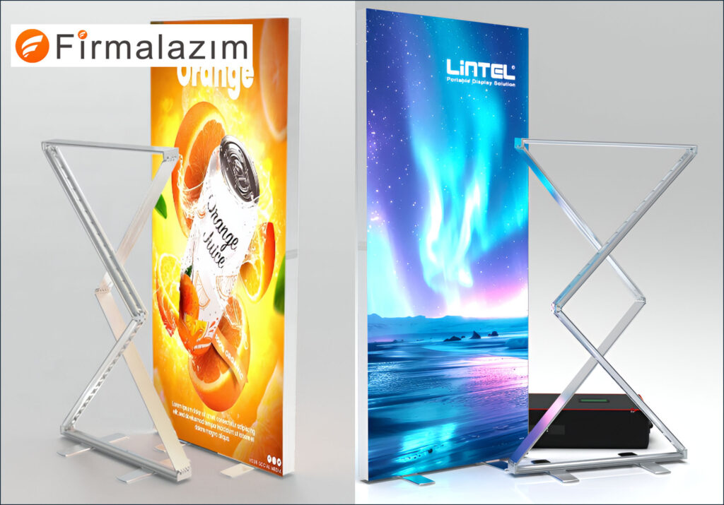 Dik-Ayaklı-LED-Reklam-Standı