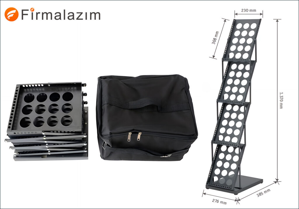metal ayaklı katalog standı