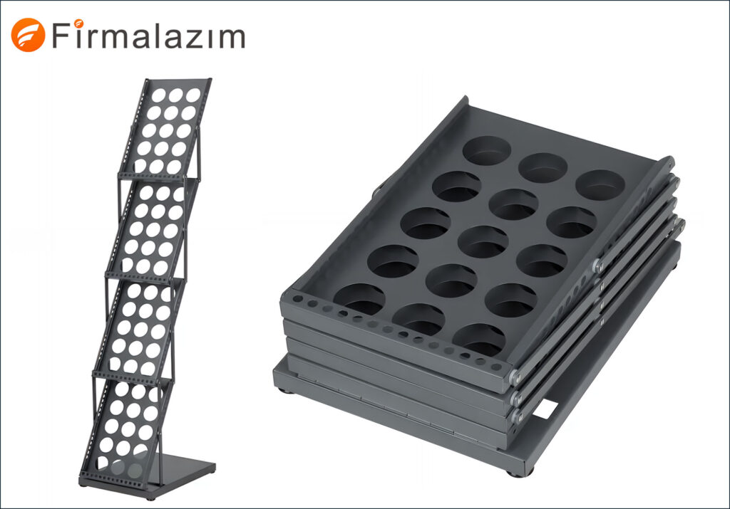 metal broşür ve katalog standı