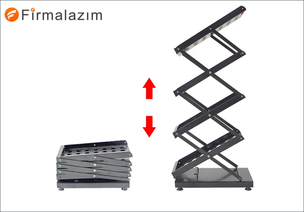 metal gövdeli katalog standı