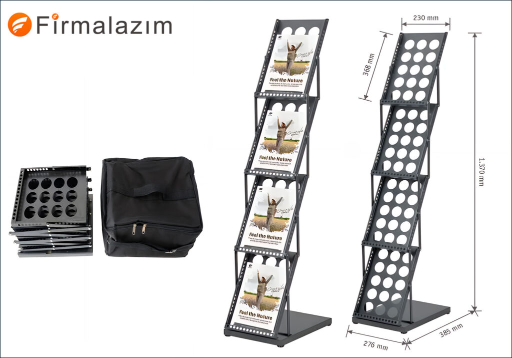 profesyonel metal broşür standı