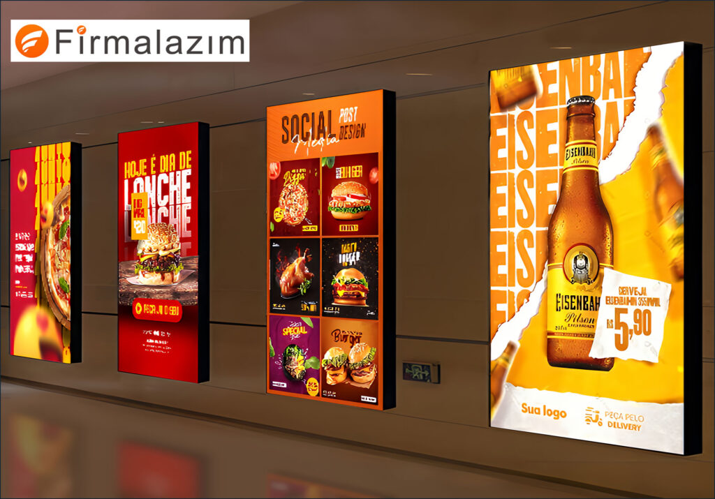 restoran-led-menü-çerçevesi