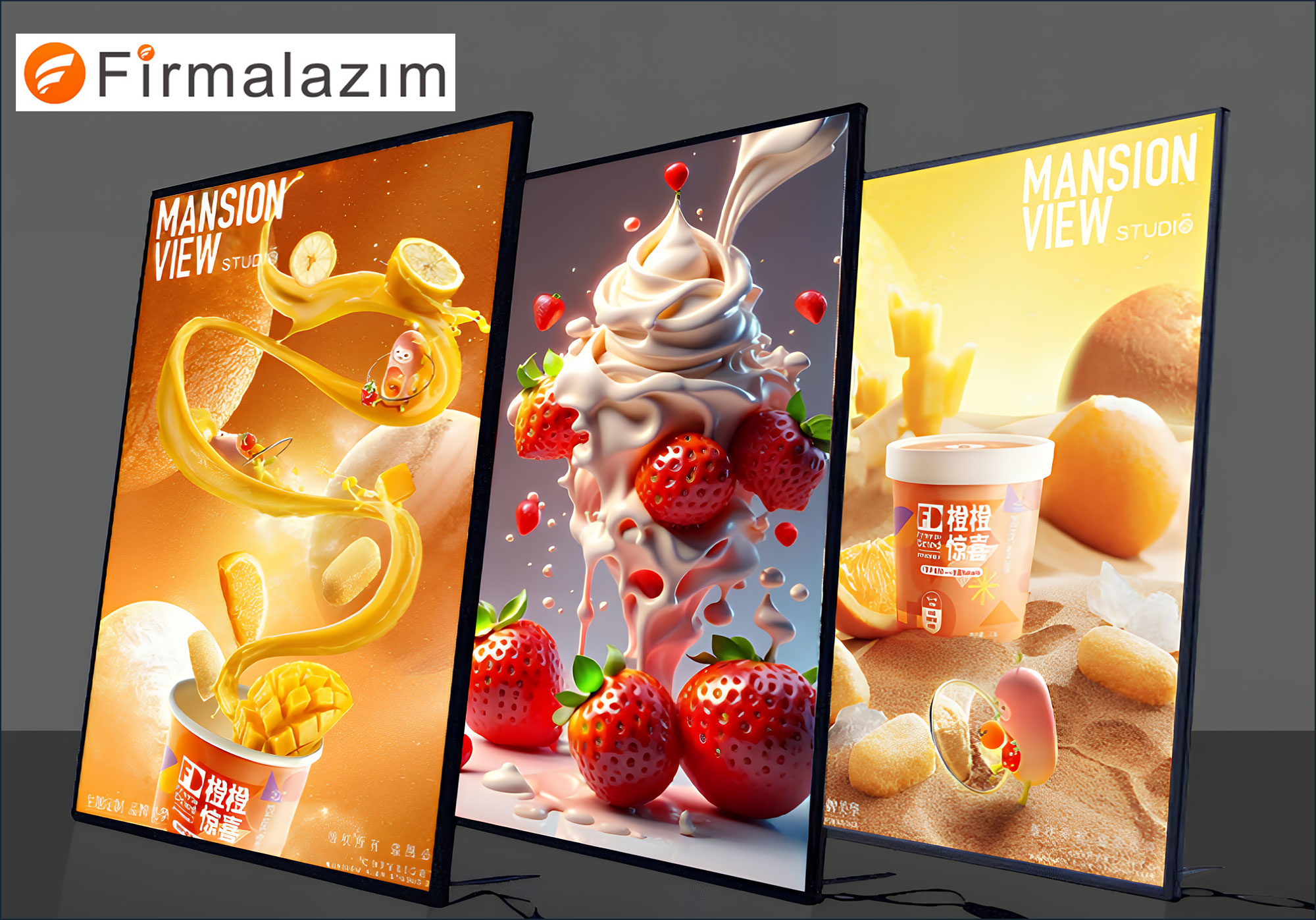 Tek Taraflı LED Çerçeve 25 mm