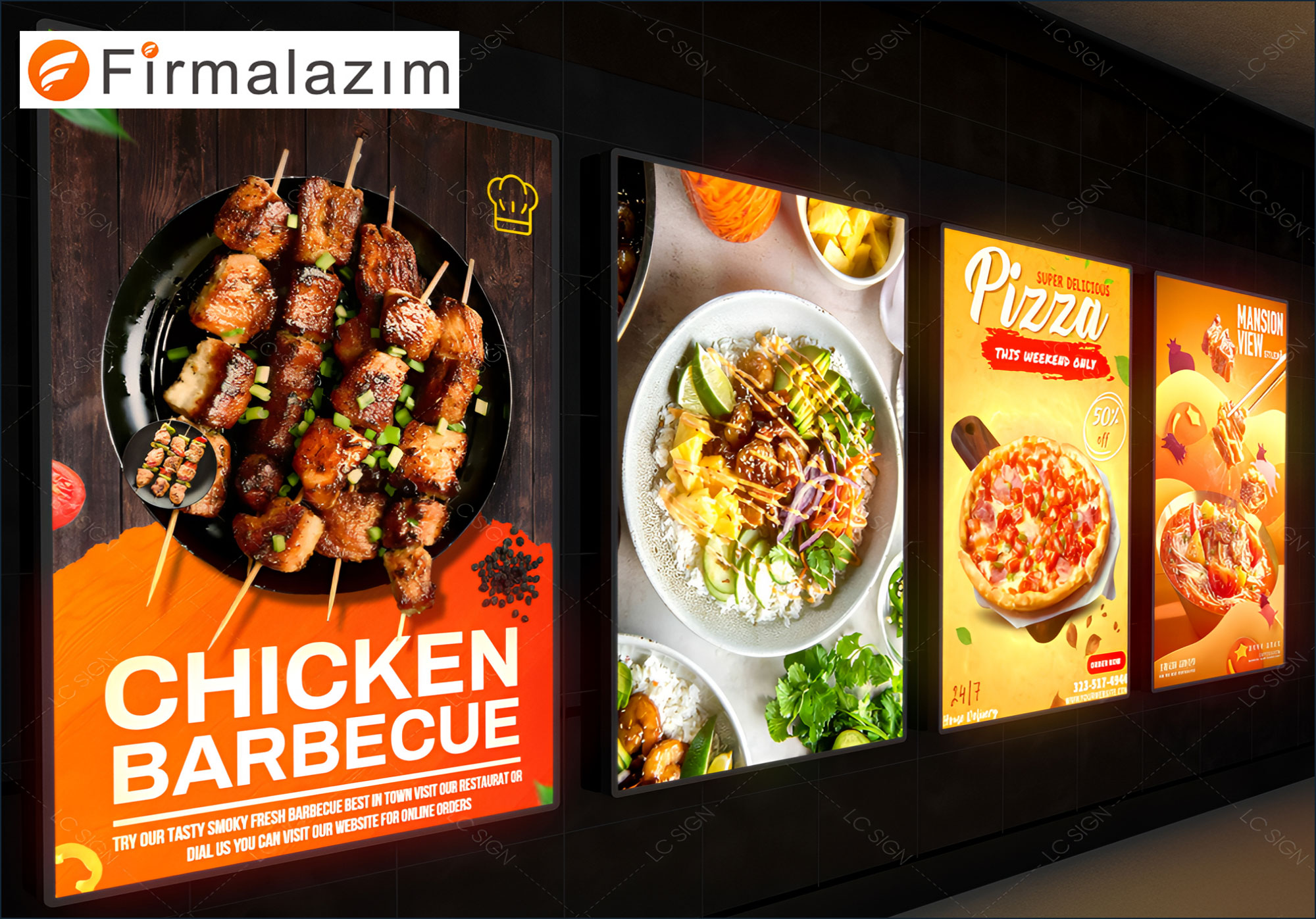 Tek Taraflı Mıknatıslı Pleksi Led Çerçeve