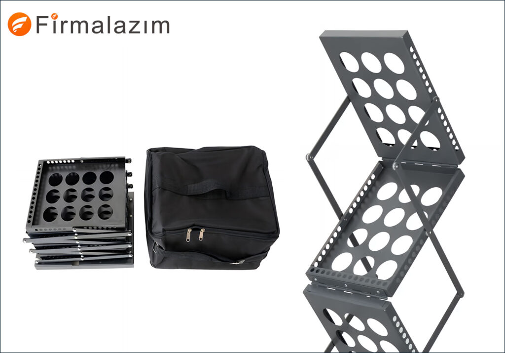 zikzak katalog standı metal