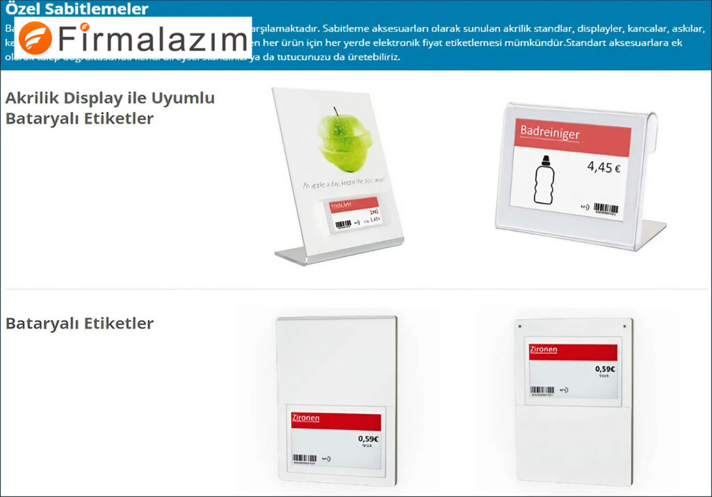 High Quality Electronic Shelf Label Mounting Brackets from Turkey