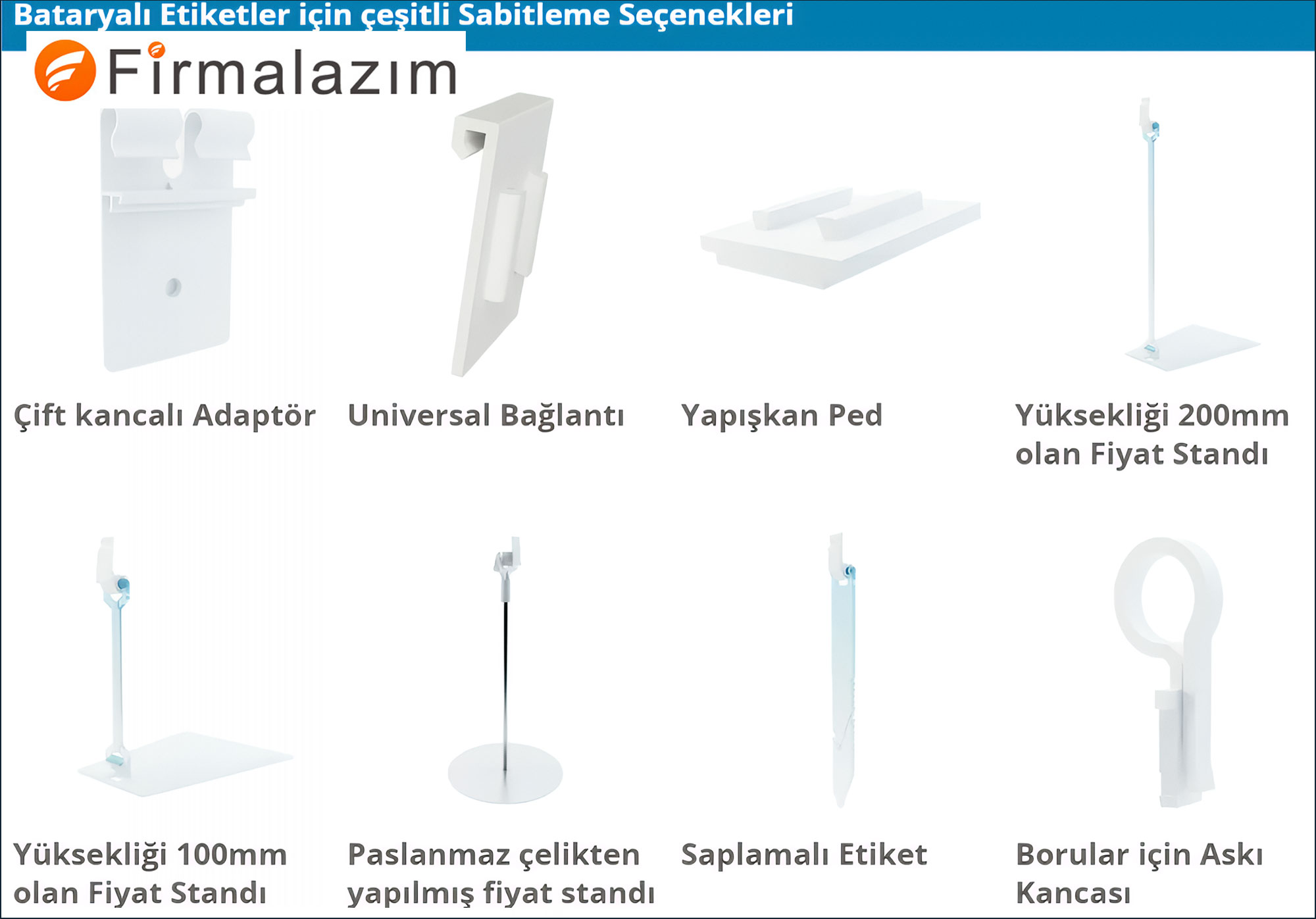 Turkish Supplier of Electronic Shelf Label Holders and Rails Turkish Supplier of Electronic Shelf Label Holders and Rails