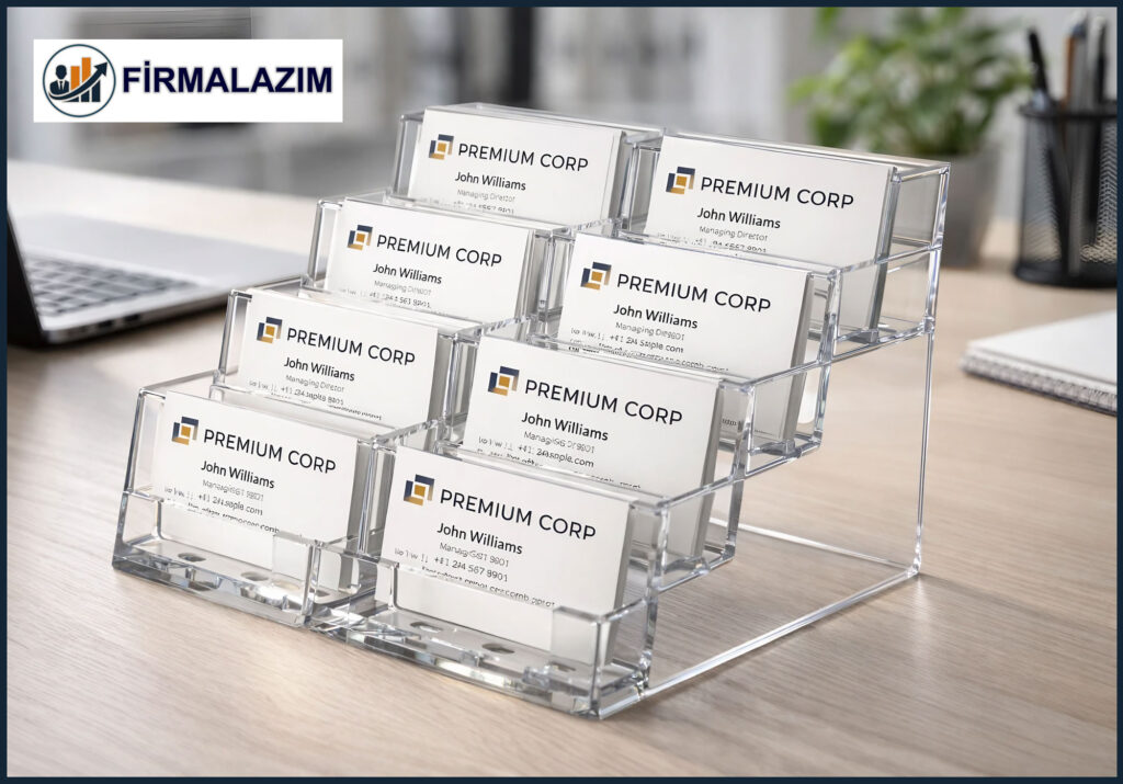 Akrilik ve Şeffaf Masaüstü Kartvizitliklerin Avantajları ve Dezavantajları