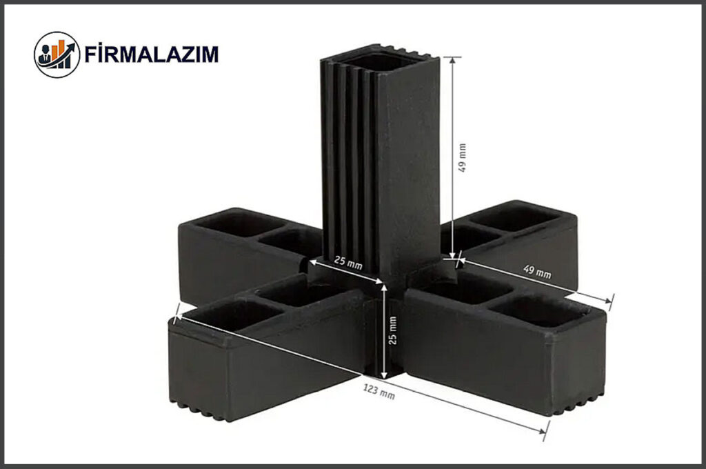 Raf Sistemlerinde Kutu Profil Bağlantı Parçaları