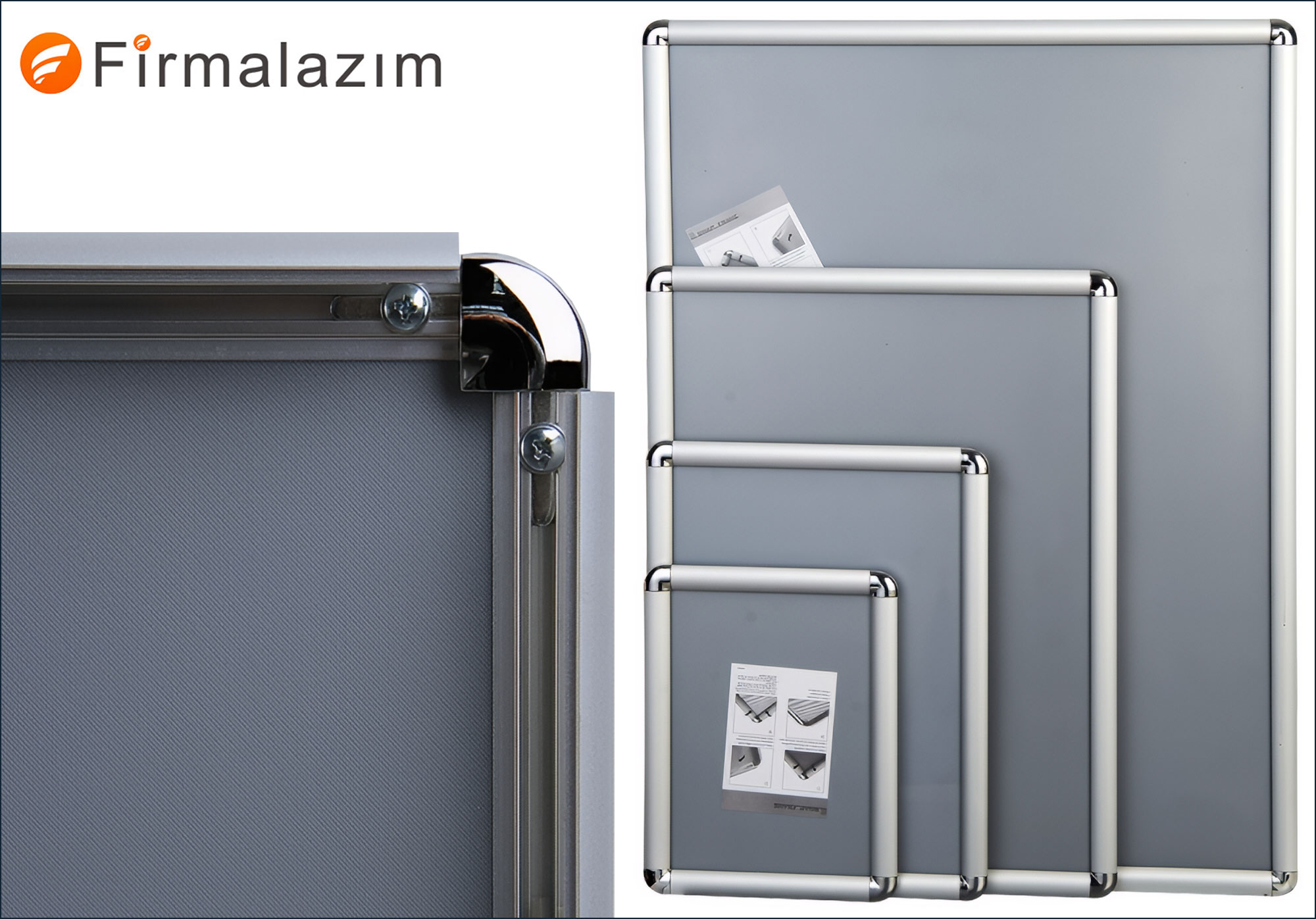 Aluminum Clip Poster Frames