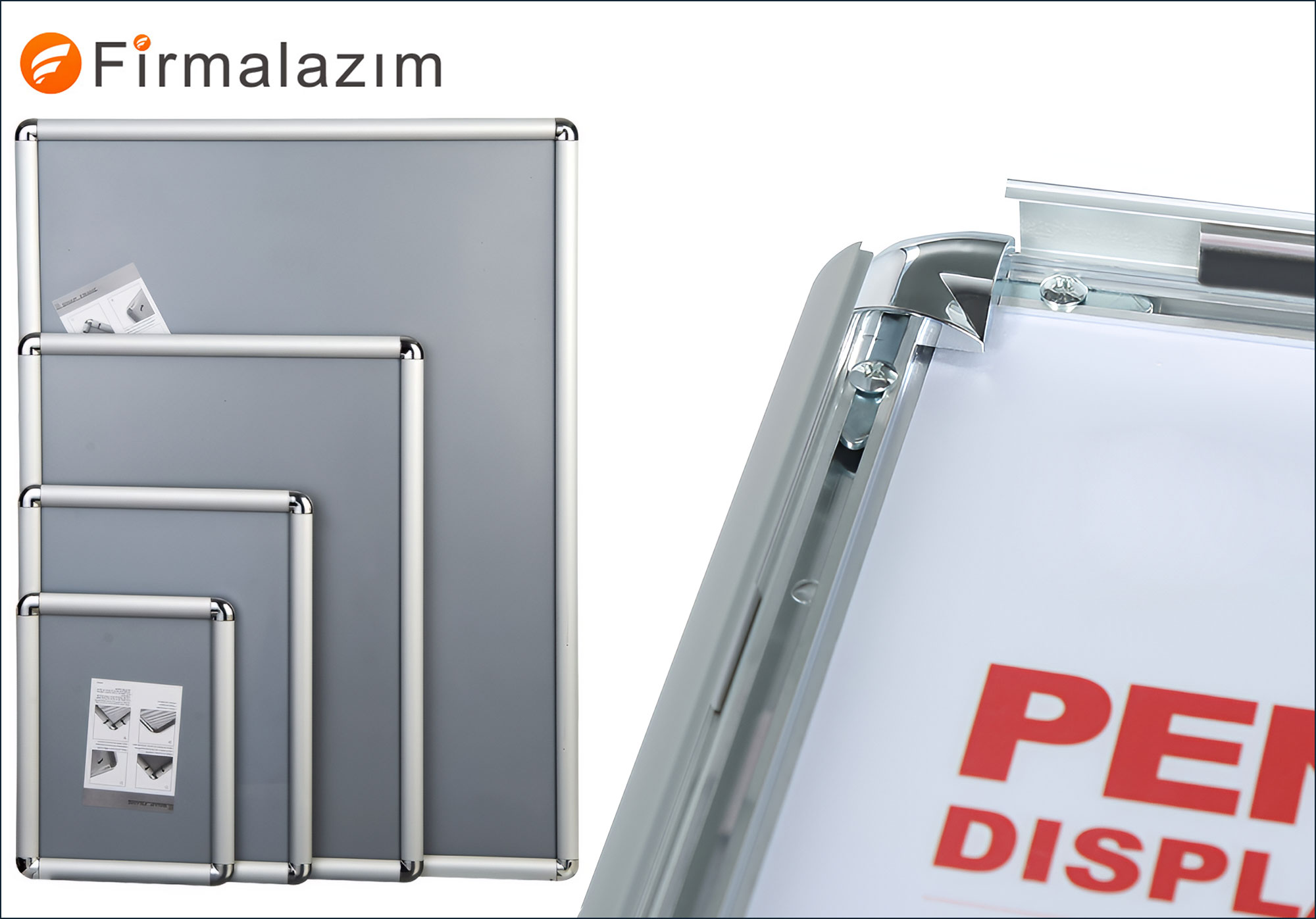 Aluminum Poster Frames for Shop Windows and Stores Aluminum Poster Frames for Shop Windows and Stores
