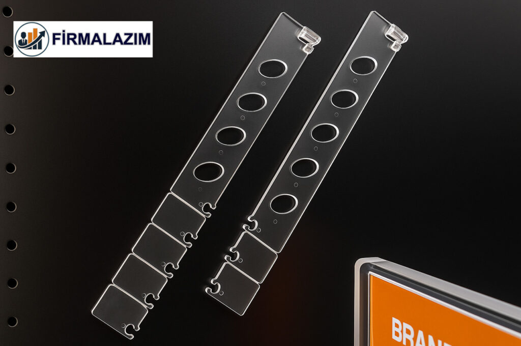 Durable Clear Shelf Divider for Market
