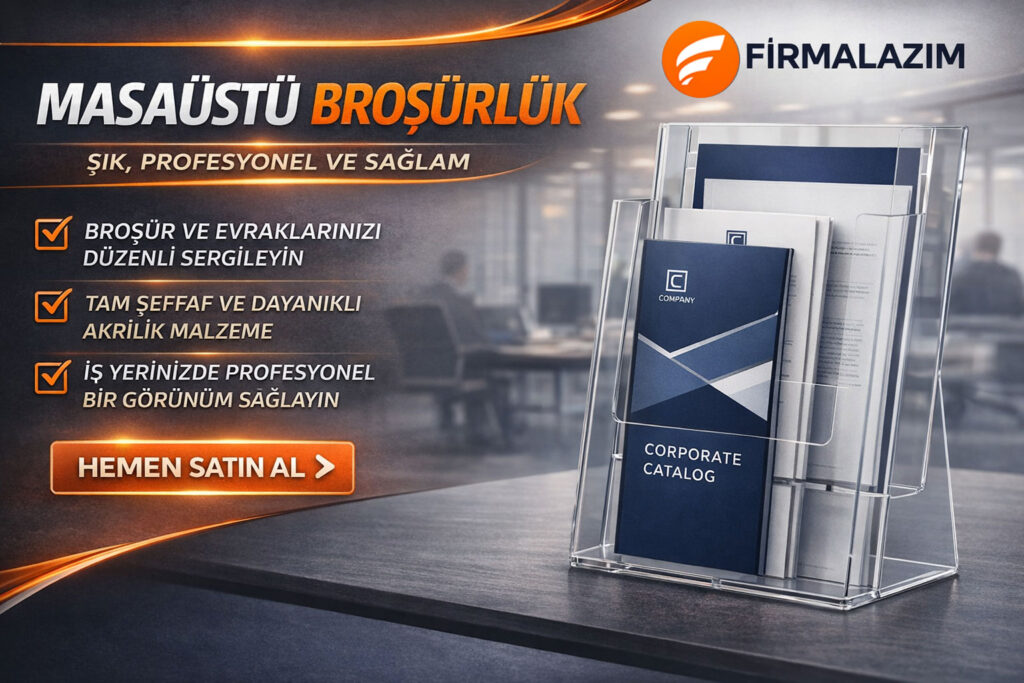 Masaüstü A4 föylük çift katlı