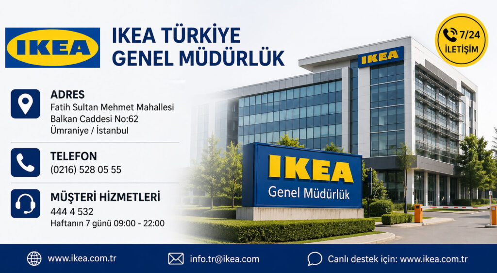 IKEA Türkiye Genel Müdürlük Adresi ve Telefonu
