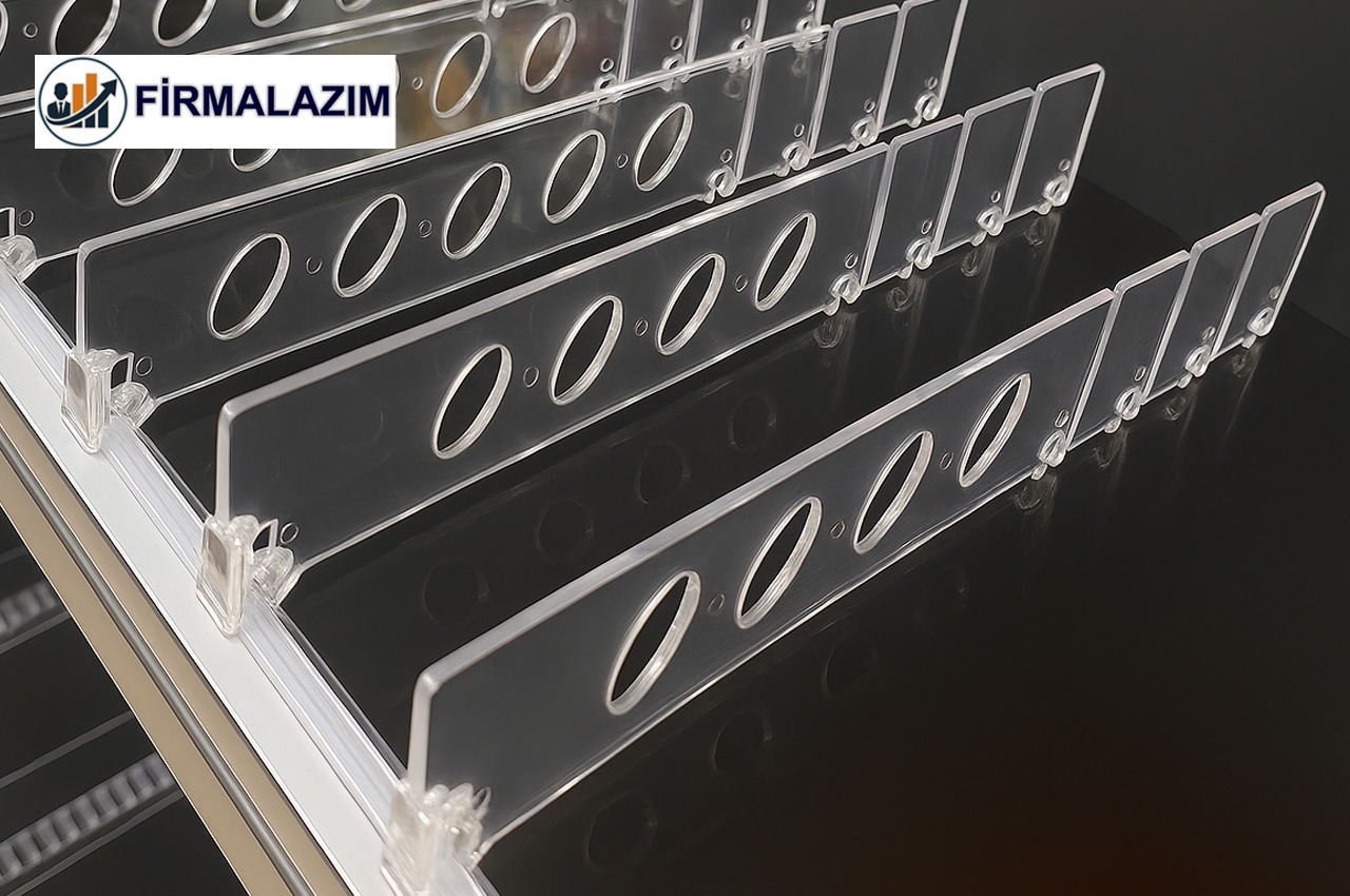 Retail Display Shelf Divider for Organized Product Placement Retail Display Shelf Divider for Organized Product Placement
