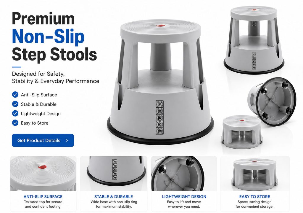 Warehouse Step Stool UAE